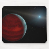 Ein Gasriese um einen weißen Zwergstern herum. Mousepad (Vorne)