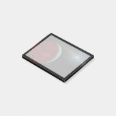 Ein Gasriese um einen weißen Zwergstern herum. Post-it Klebezettel (angewinkelt)