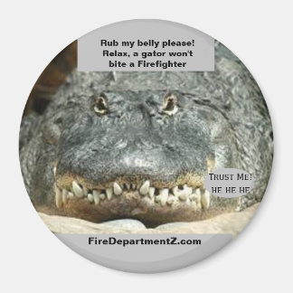 Ein Gator beißt keinen Feuerwehrmagneten Magnet