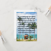 Ein Gebet an unseren Herrn Gott Flat Grußkarte Karte (Vorderseite/Rückseite Beispiel)