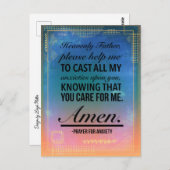 Ein Gebet der Angst Postkarte (Vorne/Hinten)