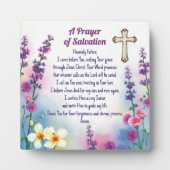 "Ein Gebet der Erlösung" Glaube und Gnade Fotoplatte (Vorderseite)