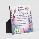 "Ein Gebet der Erlösung" Glaube und Gnade Fotoplatte (Vorderseite)