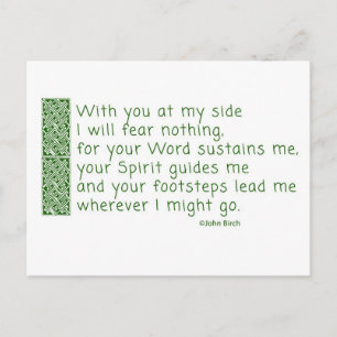 Ein Gebet des Erntedanks Feiertagspostkarte