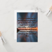 Ein Gebet für den Glauben und die Wissensflatterka Karte (Vorderseite/Rückseite Beispiel)