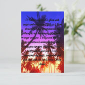 Ein Gebet für die Überwindung der wütenden, flache Karte (Stehend Vorderseite)