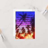 Ein Gebet für die Überwindung der wütenden, flache Karte (Vorderseite/Rückseite Beispiel)