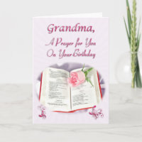 Ein Gebet für eine Oma an ihrem Geburtstag