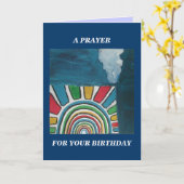 EIN GEBET FÜR IHREN GEBURTSTAG KARTE (Gelbe Blume)