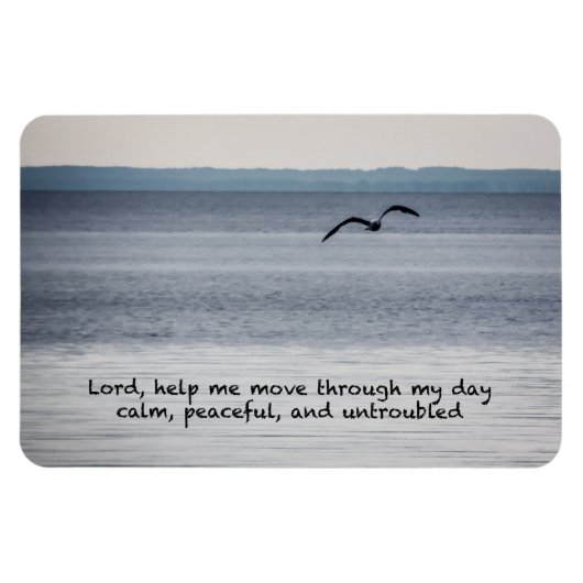Ein Gebet für Ruhe (Wasserscape) — Magnet (Horizontal)