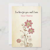 Ein Gebet für Sie Karte (Rückseite)