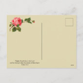 Ein Gebet für St.-Valentinstag Feiertagspostkarte (Rückseite)