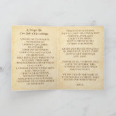 Ein Gebet für unsere Dame von Guadalupi Karte (Innenseite)