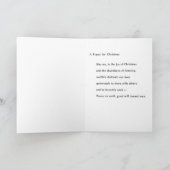 Ein Gebet für Weihnachten (Innenseite)