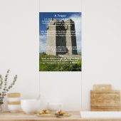 Ein Gebet in einer Burg Plakate (Küche)