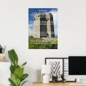 Ein Gebet in einer Burg Plakate (Heimbüro)