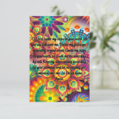 Ein Gebet mit einer flattigen Grußkarte Karte (Stehend Vorderseite)
