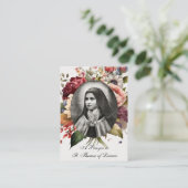 Ein Gebet zur Heiligen Therese der Lisieux Katholi Platzkarte (Stehend Vorderseite)