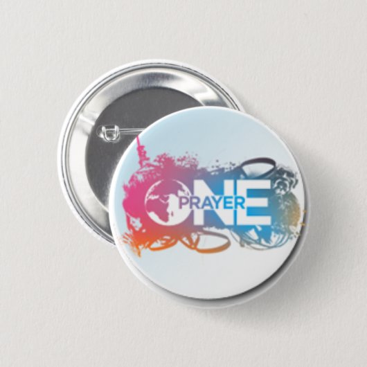 Ein Gebets-Knopf Button (Vorne & Hinten)