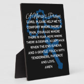 Ein Gebetsschild der Krankenschwester auf der Aase Fotoplatte (Seite)