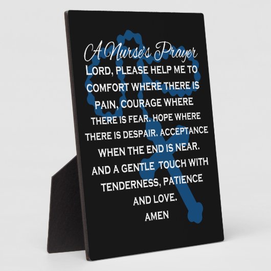 Ein Gebetsschild der Krankenschwester auf der Aase Fotoplatte (Seite)