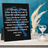 Ein Gebetsschild der Krankenschwester auf der Aase Fotoplatte (Seite)