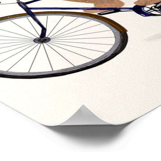 ein gebildeter Bär Poster (Ecke)