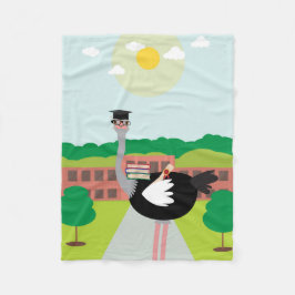 Ein gebildeter Strauß Fleecedecke