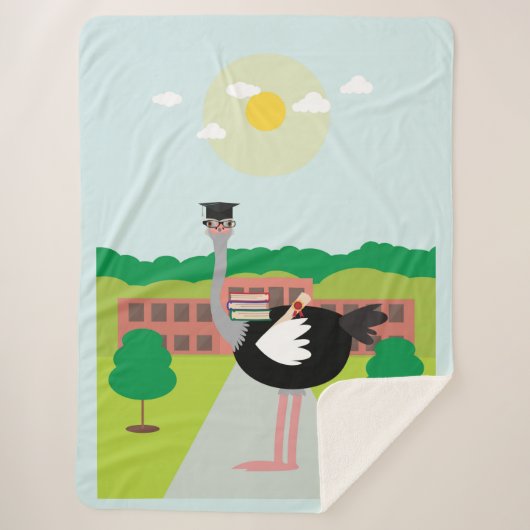 Ein gebildeter Strauß Sherpadecke (Vorderseite)