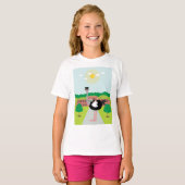 Ein gebildeter Strauß T-Shirt (Vorne ganz)