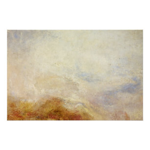 Ein Gebirgsbild, Val d’Aosta – Joseph Mallord... Poster