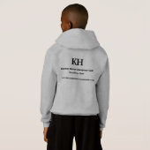 "EIN GEBROCHENER ARM IST EIN KLEINER PREIS, ZUM HOODIE (Schwarz voll)