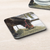 Ein gebürtiges Pferd ursprünglich von Gotland wo Getränkeuntersetzer (Linke Seite)