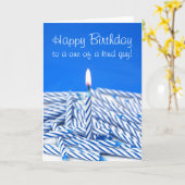 Ein Geburtstag eines Typ Karte (Gelbe Blume)