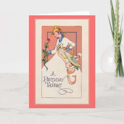 "Ein Geburtstag gedacht " Karte (Vorderseite)