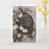 Ein Geburtstag Grußtauben Karte (Gelbe Blume)