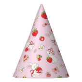 Ein Geburtstag Hasen Pink Partyhütchen (Links)