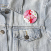 Ein Geburtstag in einem Melon Personalisiert Button (Beispiel)