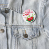 Ein Geburtstag in einem Melon Personalisiert Button (Beispiel)