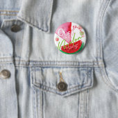 Ein Geburtstag in einem Melon Personalisiert Button (Beispiel)