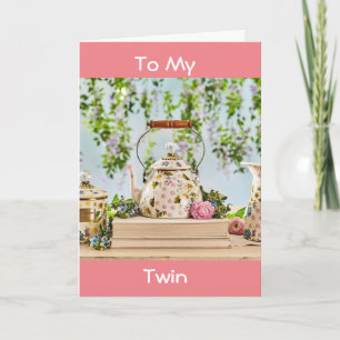 EIN GEBURTSTAG MIT MEINEM TWIN ZU TEILEN IST PHANT KARTE