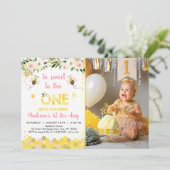 Ein Geburtstag süß zu biegen Einladung (Stehend Vorderseite)