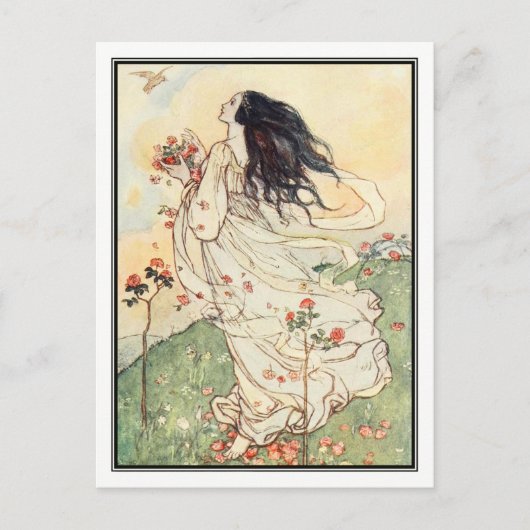 Ein Geburtstag von Florence Harrison Postkarte (Vorderseite)