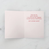 Ein Geburtstaggedicht Karte (Innenseite)