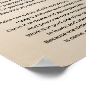 Ein Geburtstaggedicht Vintage Poster (Ecke)