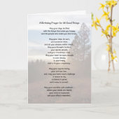 Ein Geburtstagsgebet für alles Gute... Karte (Gelbe Blume)