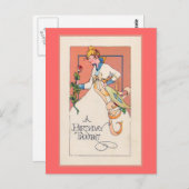 "Ein Geburtstagsgedanken" Postkarte (Vorne/Hinten)