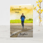 Ein Geburtstagswunsch für meinen Bruder Karte (Gelbe Blume)