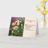 Ein Geburtstagswunsch für Sie, Freund Karte (Gelbe Blume)