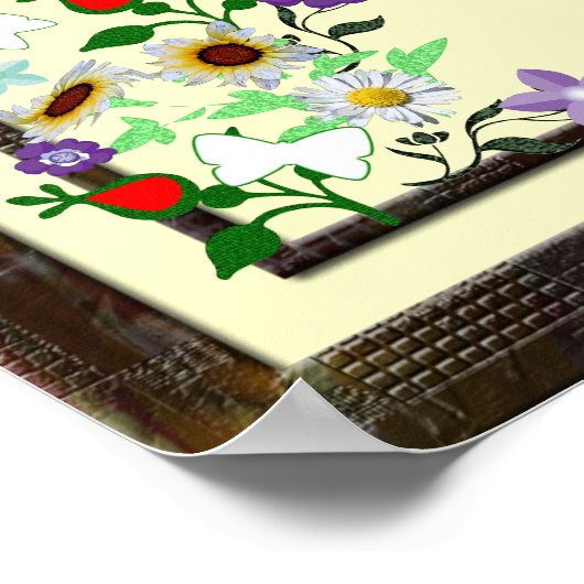 Ein Gedanke für den Tag Poster (Ecke)